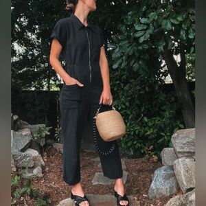 Noble Short Sleeve Utility Suit Jumpsuit
